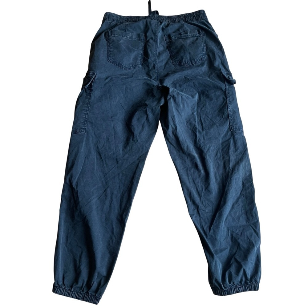 American Eagle Cargo Jogger Pants Women’s Size 14 Black Stretch Utility Pockets - Picture 5 of 10